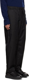 Comme des Garçons Homme Black Drawstring Trousers