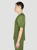 Homme Plissé Issey Miyake - Pleated T-Shirt in Green