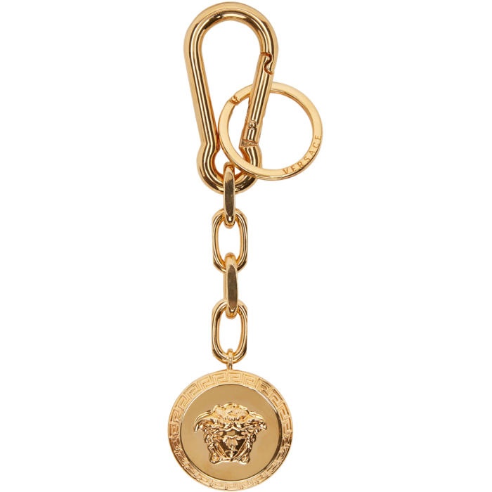 Photo: Versace Gold Medusa Keychain