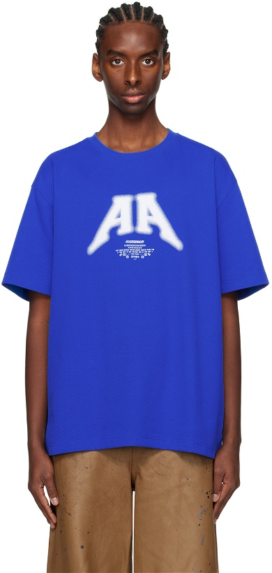 Photo: ADER error Blue Printed T-Shirt