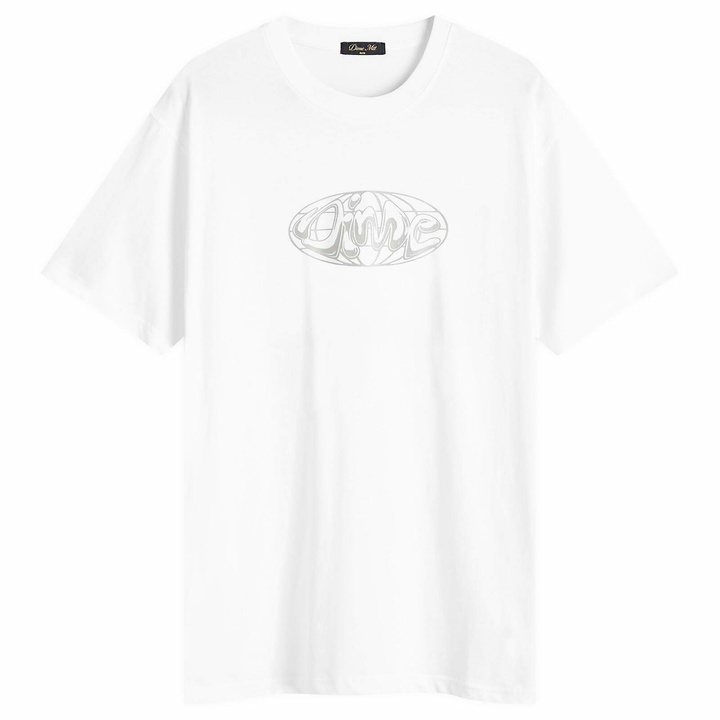 Photo: Dime Men's Globe T-Shirt in White
