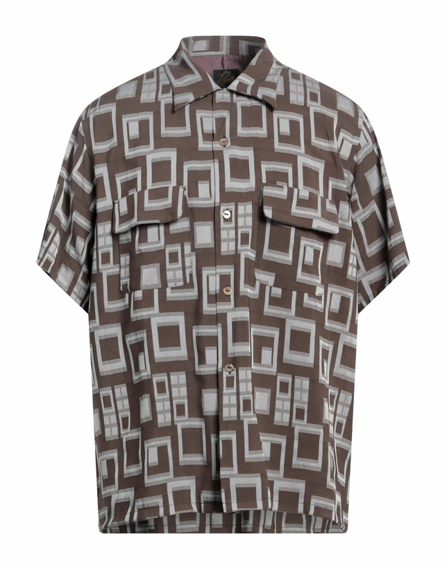 Photo: Needles Mens Shirt in Brown
