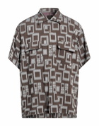 Needles Mens Shirt in Brown