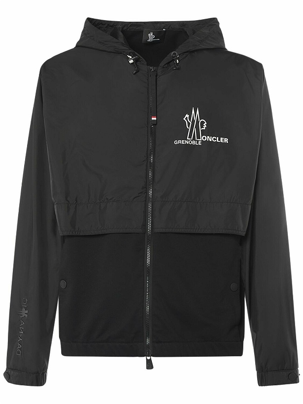 Photo: MONCLER GRENOBLE - Logo Lightweight Cotton Zip-up Jacket