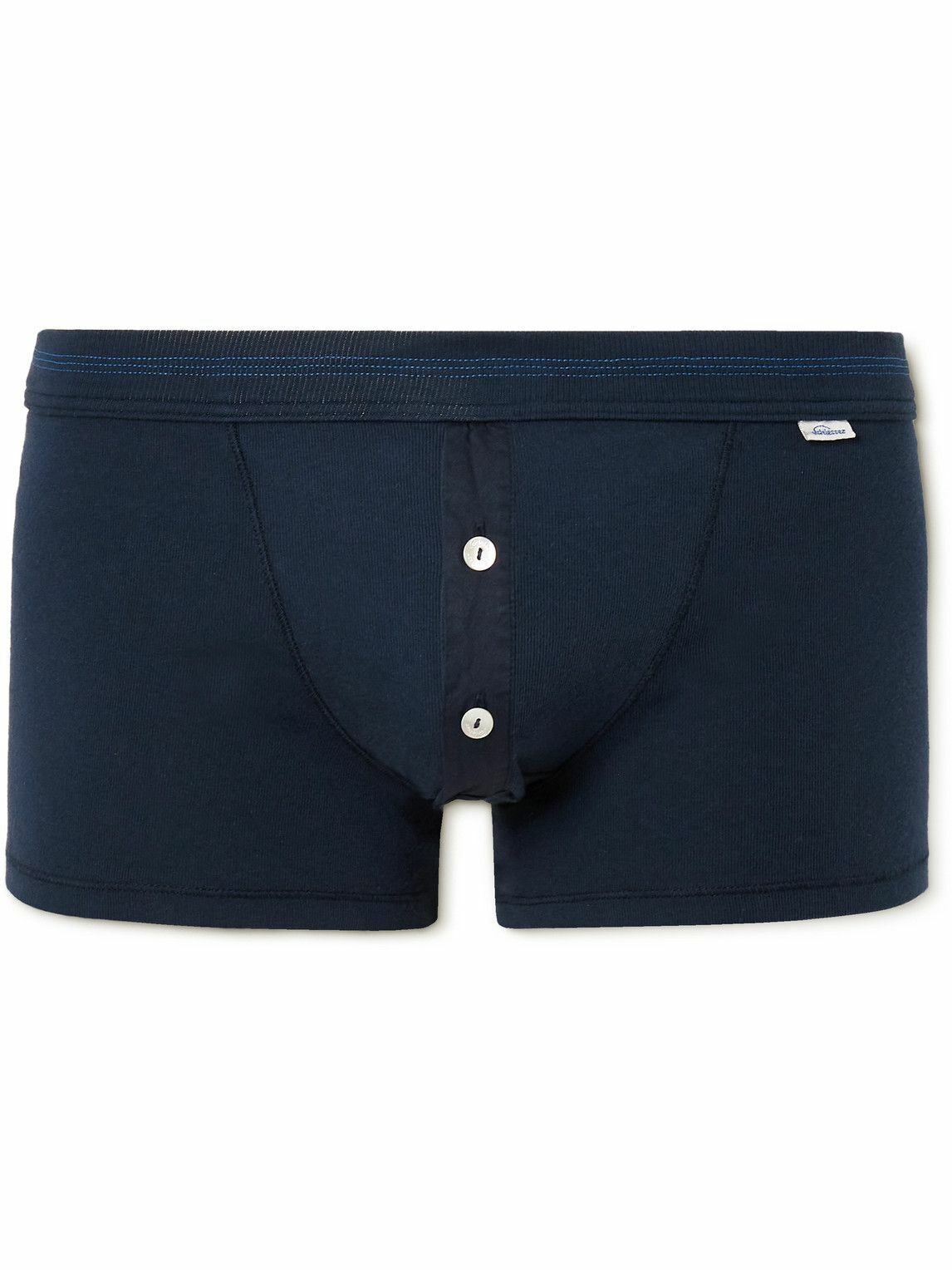 Schiesser Boxer Slip Bambino - Morbido E Resistente - Colore Grigio Melange - Serie Basic Modern Rib