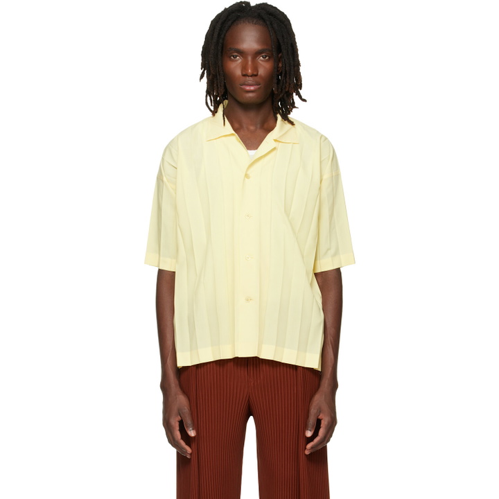 Photo: HOMME PLISSÉ ISSEY MIYAKE Yellow Edge Shirt
