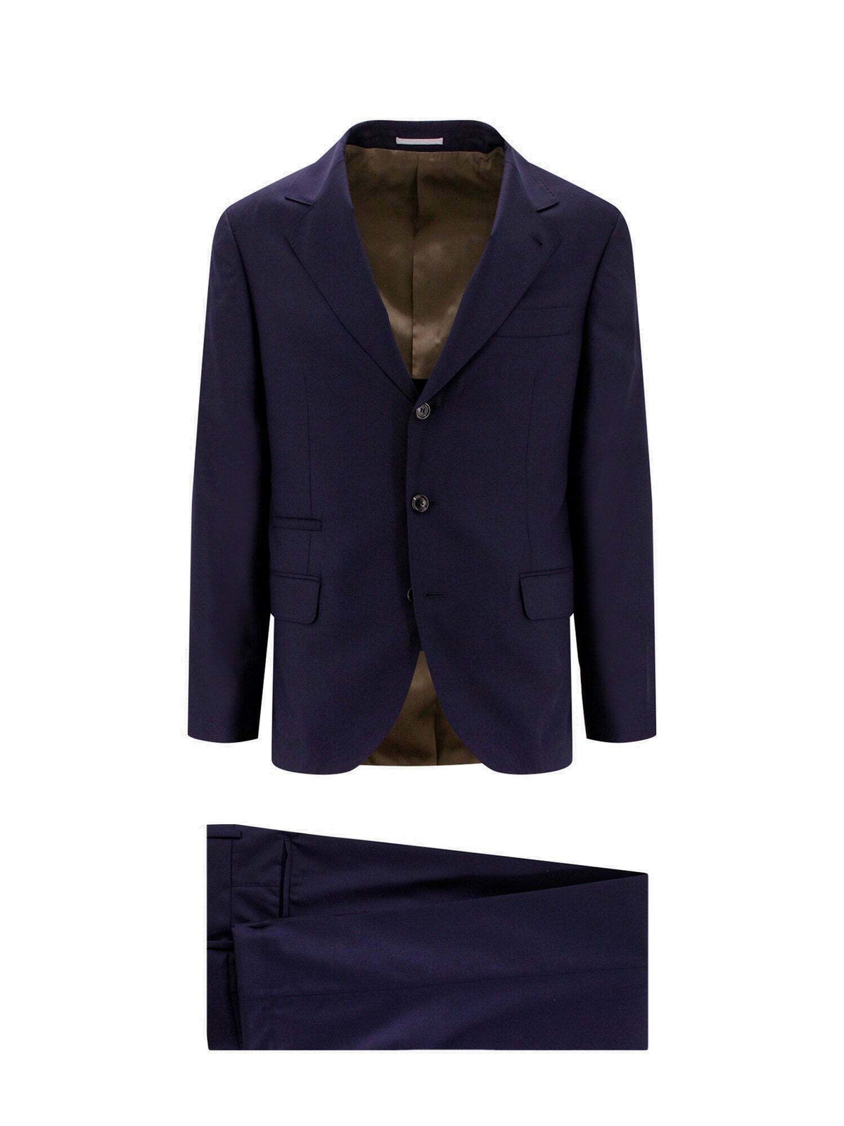 Brunello Cucinelli Suit Blue Mens Brunello Cucinelli