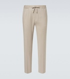 Etro Linen-blend sweatpants