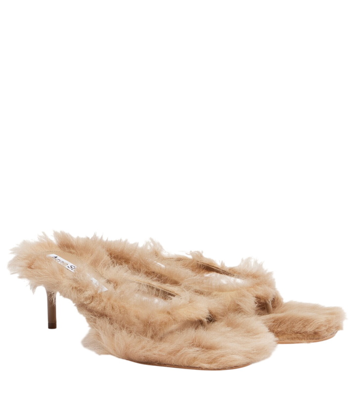 Photo: Acne Studios Shearling thong sandals