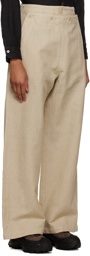 Engineered Garments Beige Sailor Trousers