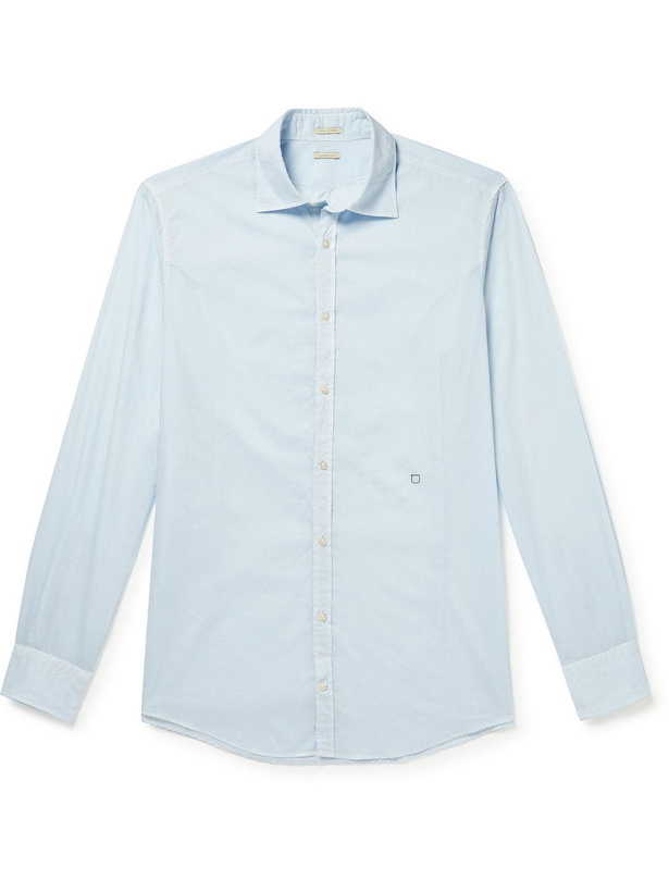 Photo: Massimo Alba - Genova Cotton-Voile Shirt - Blue