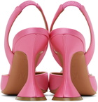 Amina Muaddi Pink Begum Sling 95 Heels