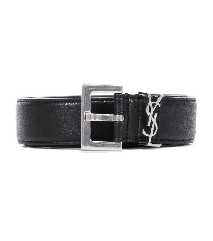 Photo: Saint Laurent - Slim leather belt