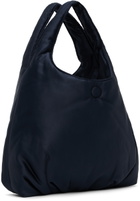 AMOMENTO Navy Silky Padded Bag