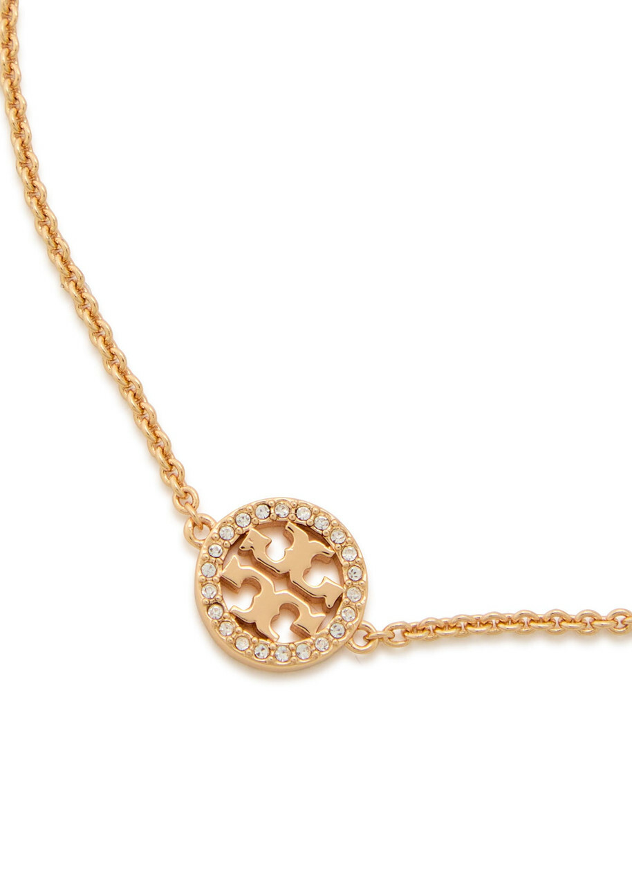 Tory Burch Icon Pavé 18kt Gold-plated Bracelet - One Size