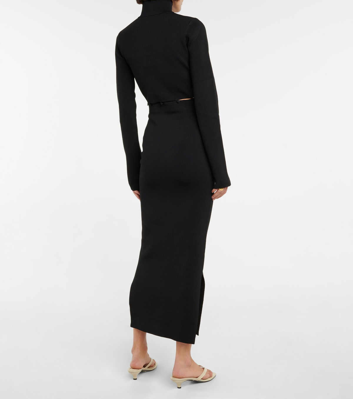 Nanushka ROUNDED SLEEVE MIDI DRESS 新品タグ付 NAN_SS24_WW_FULL_BODY_CROPPED_