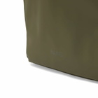 RAINS Clip Front Backpack in Marsh 