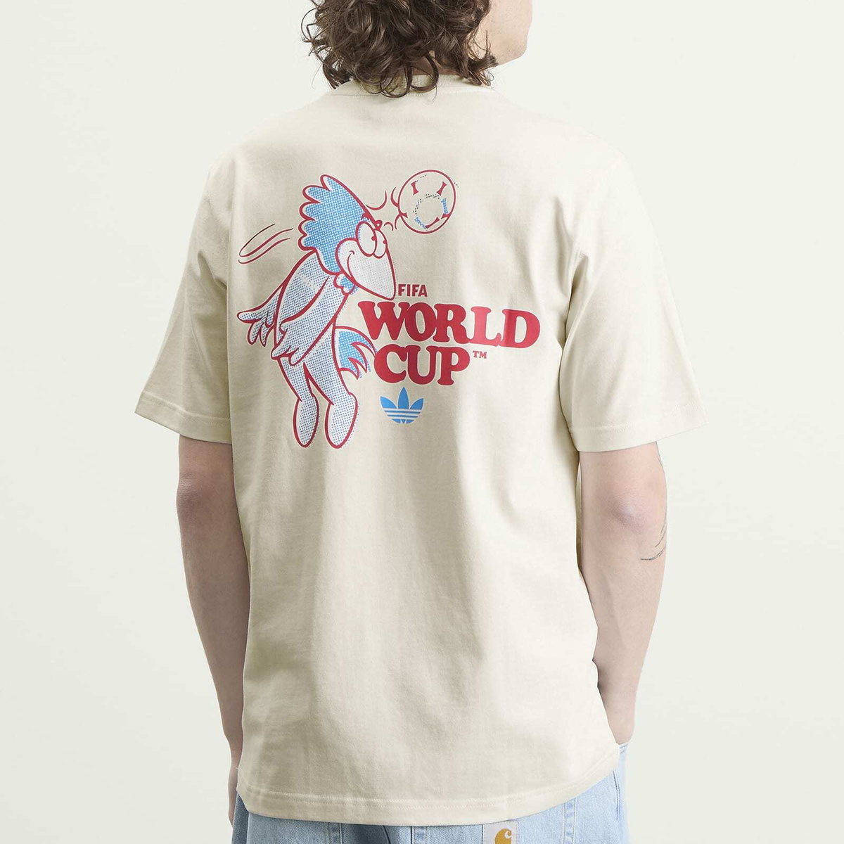 シャツ fosi. オフホワイト Adidas Men's Footix Mascot T-Shirt in Cloud White adidas