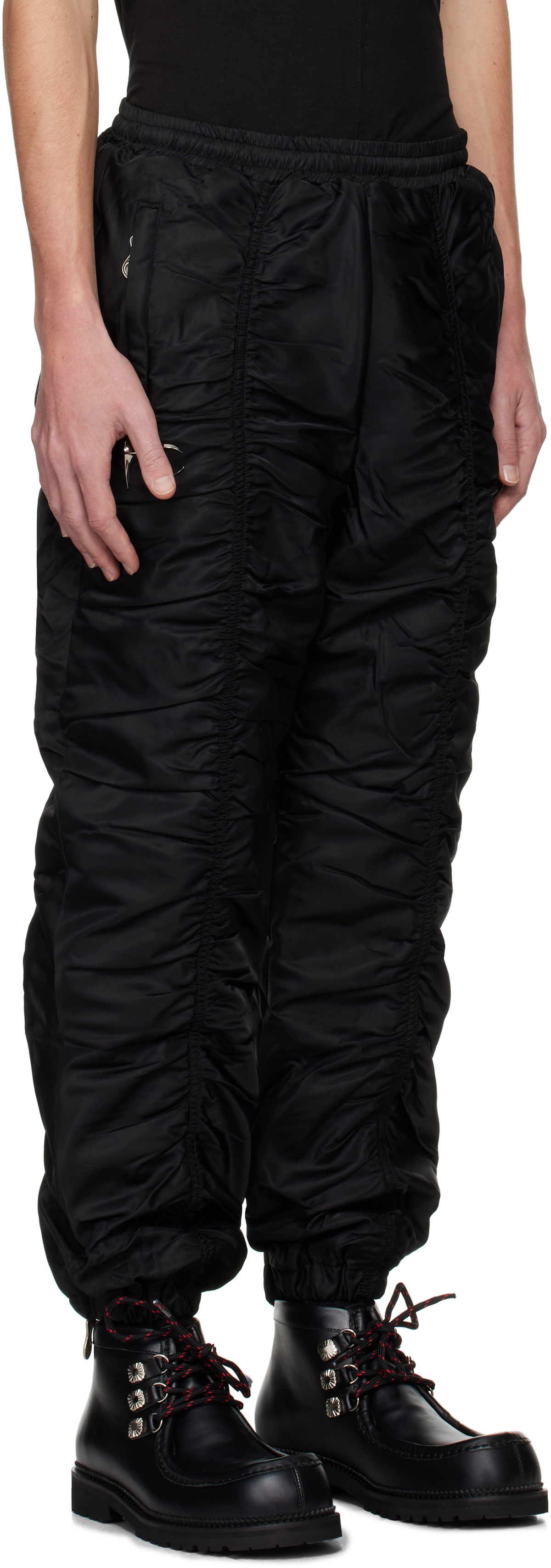 Thug Club Black 'A Wingless Bird' Trousers Thug Club