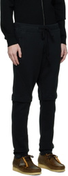 Greg Lauren Black Drawstring Lounge Pants