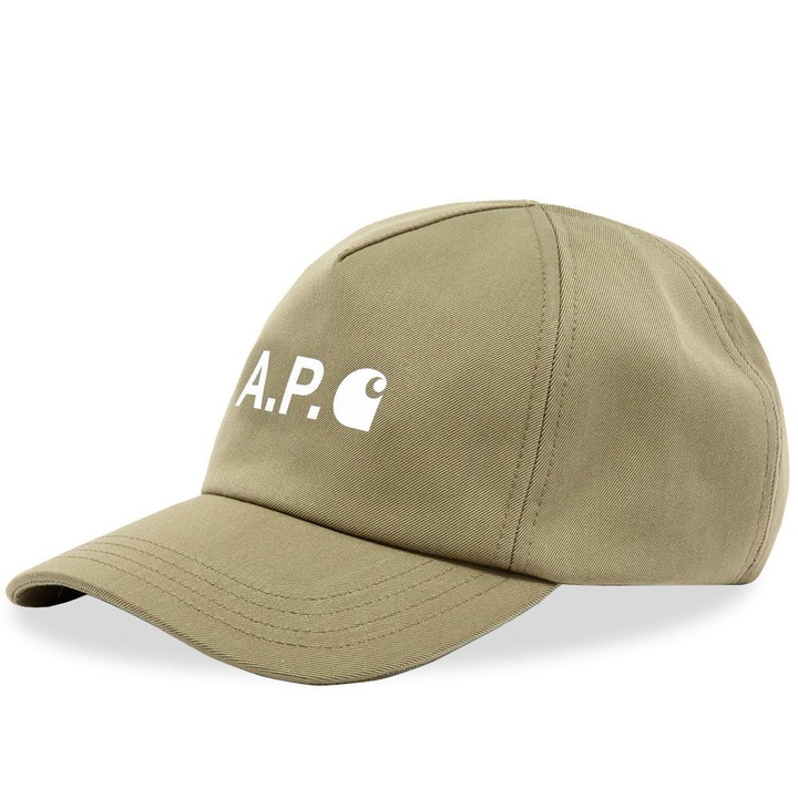 Photo: A.P.C. x Carhartt WIP Logo Cap