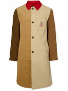 Marni - Carhartt WIP Colour-Block Cotton-Canvas and Corduroy Coat - Brown