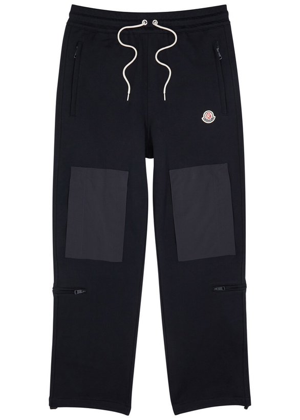 Photo: Moncler Genius X Billionaire Boys Club Panelled Cotton Sweatpants Navy