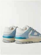 Axel Arigato - Area Lo Mesh and Nubuck-Trimmed Leather Sneakers - Blue