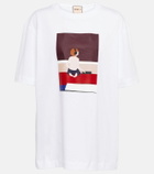 Plan C - Printed cotton jersey T-shirt