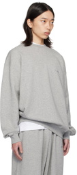 VTMNTS Gray Embroidered Sweatshirt
