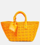 Balenciaga - Bistro XS woven rubber tote bag