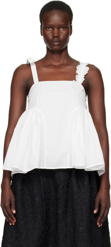 Photo: Cecilie Bahnsen White Onyx Tank Top