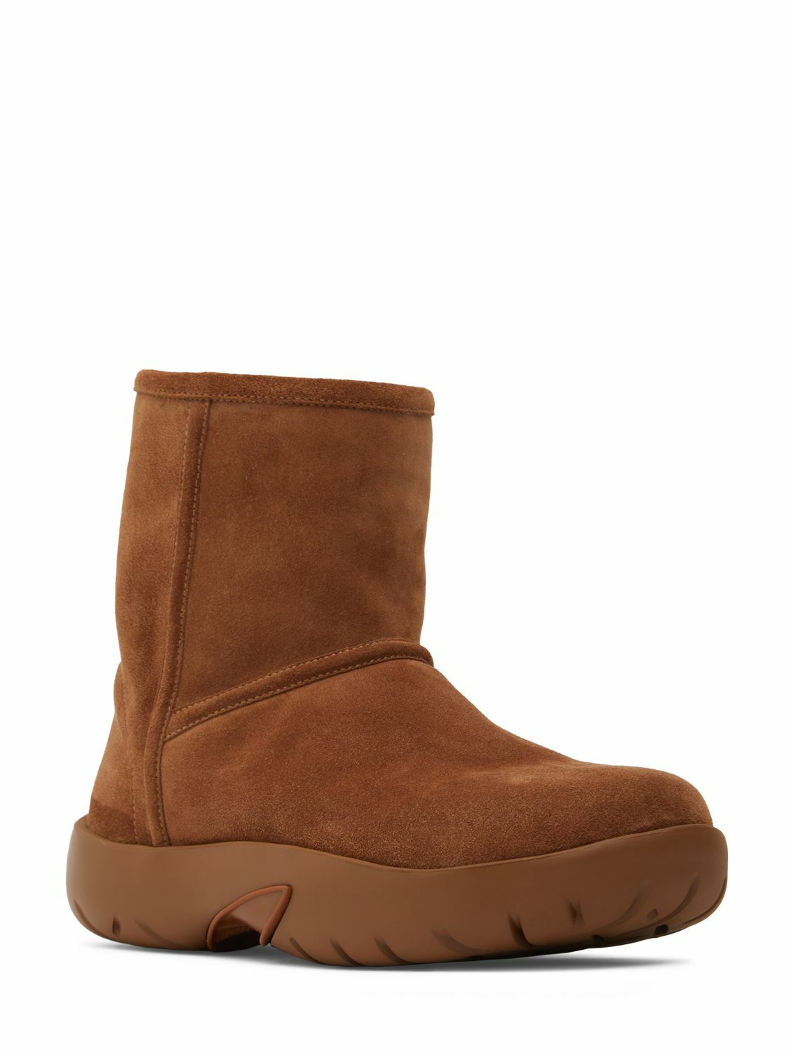 BOTTEGA VENETA - 35mm Snap Leather Ankle Boots Bottega Veneta