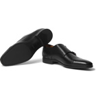 Hugo Boss - Kensington Leather Monk-Strap Shoes - Black