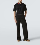 Gucci Horsebit GG Canvas jute-trimmed loafers