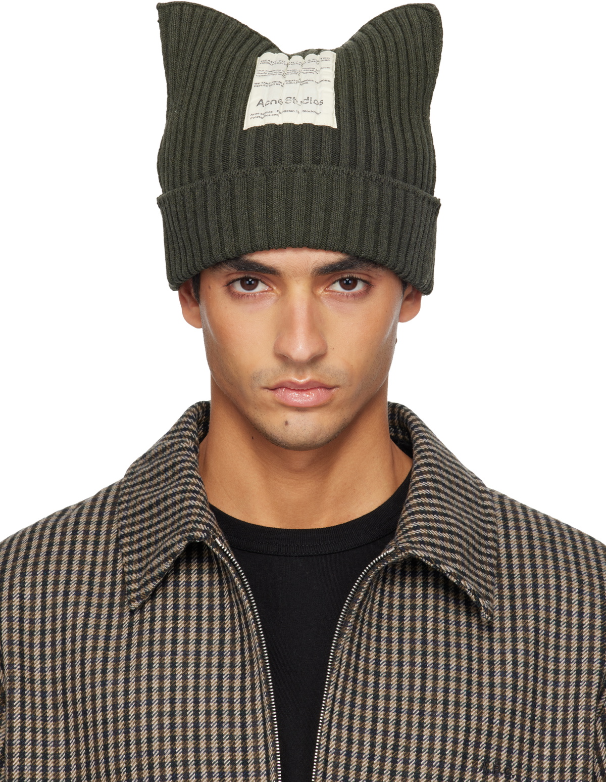 Acne Studios Multicolor Lambswool Beanie Acne Studios