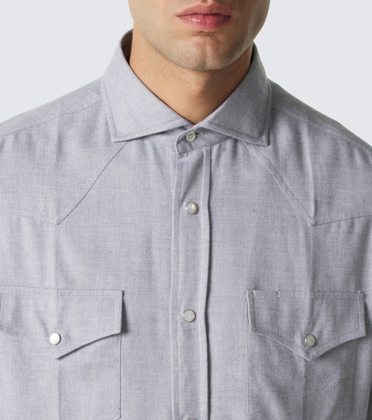 Brunello Cucinelli Cotton-blend shirt