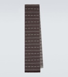 Eleventy Fair Isle intarsia cashmere scarf