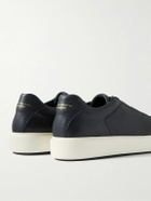 Officine Creative - Slouch 001 Full-Grain Leather Sneakers - Blue
