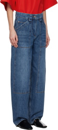 CO Blue Patch Pocket Jeans