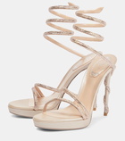 Rene Caovilla Margot crystal-embellished leather sandals