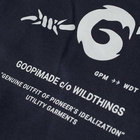 GOOPiMADE x WildThings Long Sleeve T-Shirt in Dark Navy