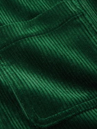 De Bonne Facture - Cotton-Corduroy Shirt Jacket - Green