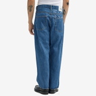 WTAPS Men's 13 Embroidered Straight Leg Denim Jeans in Indigo