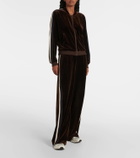 The Upside Castillon Roma velvet track pants
