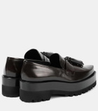 Victoria Beckham Leather platform loafers