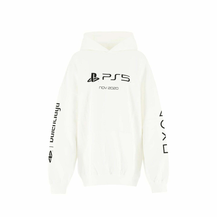 Photo: Balenciaga Logo Hooded Sweatshirt