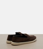 Prada Suede penny loafers
