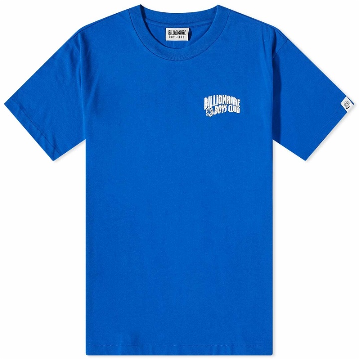 Photo: Billionaire Boys Club Men's Small Arch Logo T-Shirt in Royal Blue
