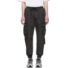 Juun.J Grey Tapered Cargo Pants